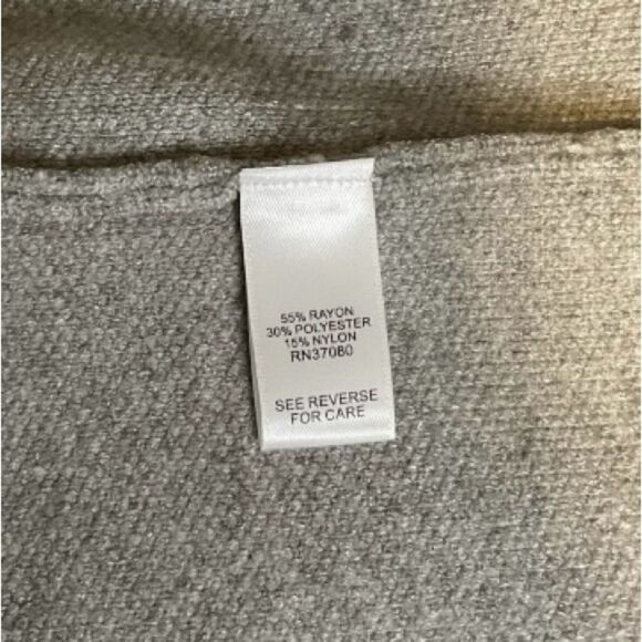 VERSONA Sweater Cardigan Jacket Gray  M - Picture 3 of 3